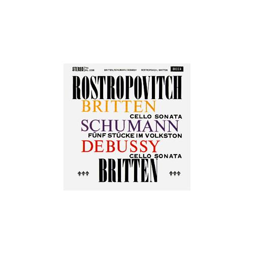 Britten / Schumann / Debussy Sonata in C For Cello and Piano (LP)